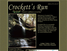 Tablet Screenshot of crockettsrun.com